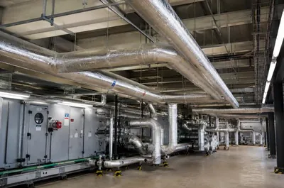 Détail de l'isolation d'un réseau aéraulique